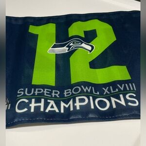 Seattle Seahawks Super Bowl XLVIII Champions Flag NFL
Car Flag
